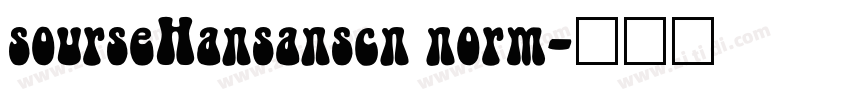 sourseHansanscn norm字体转换